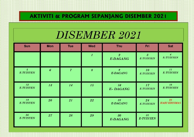 DISEMBER 2021